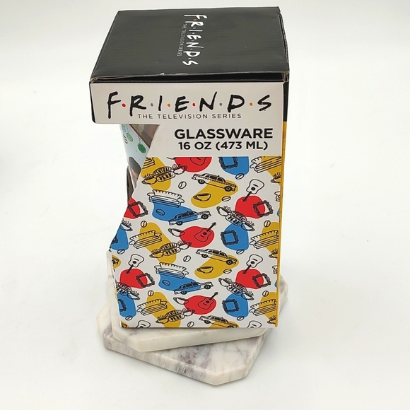 Friends TV show Christmas Holiday 16oz Drinking Glass - Picture 9 of 9